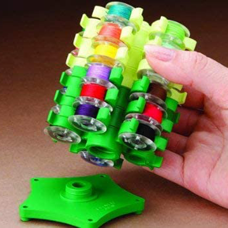 Bobbin Organizer Box - Storage Clip Stand Sewing Bobbins Tower