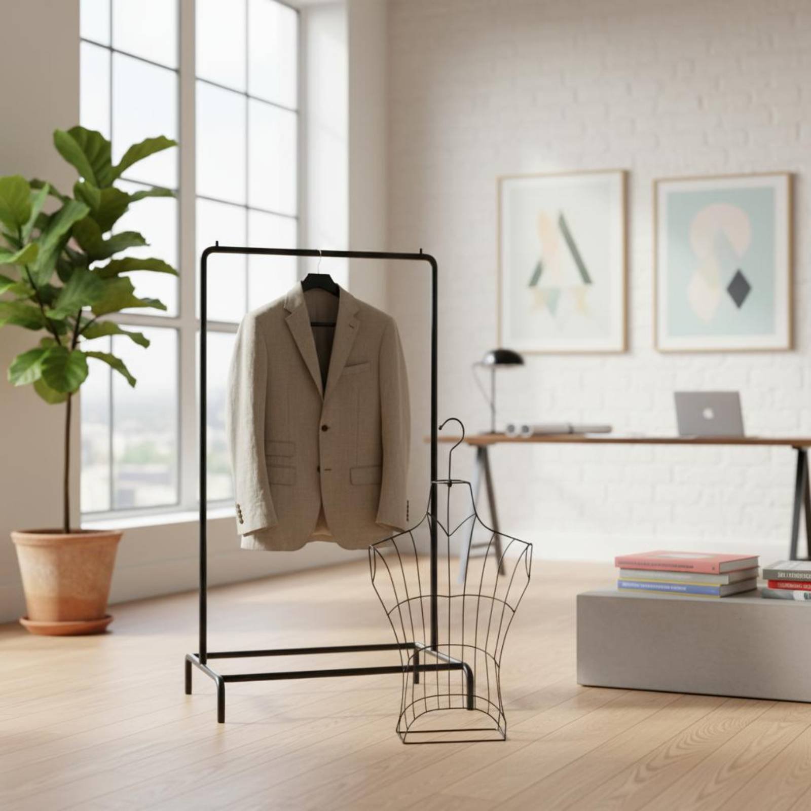 Dress Form Mannequin - Iron Dress Form Metal Frame Male
