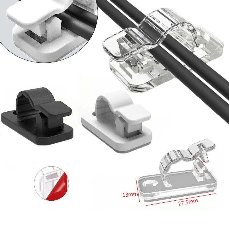 Bobbin Organizer Box - 10/50PCS Cable Organizer Clips Cable Management