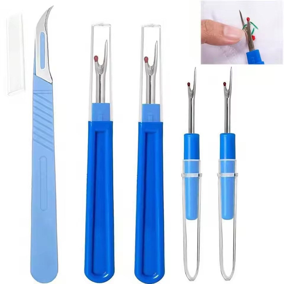 Seam Ripper Tool - 2/5PCS Sewing Seam Ripper Kit Blue