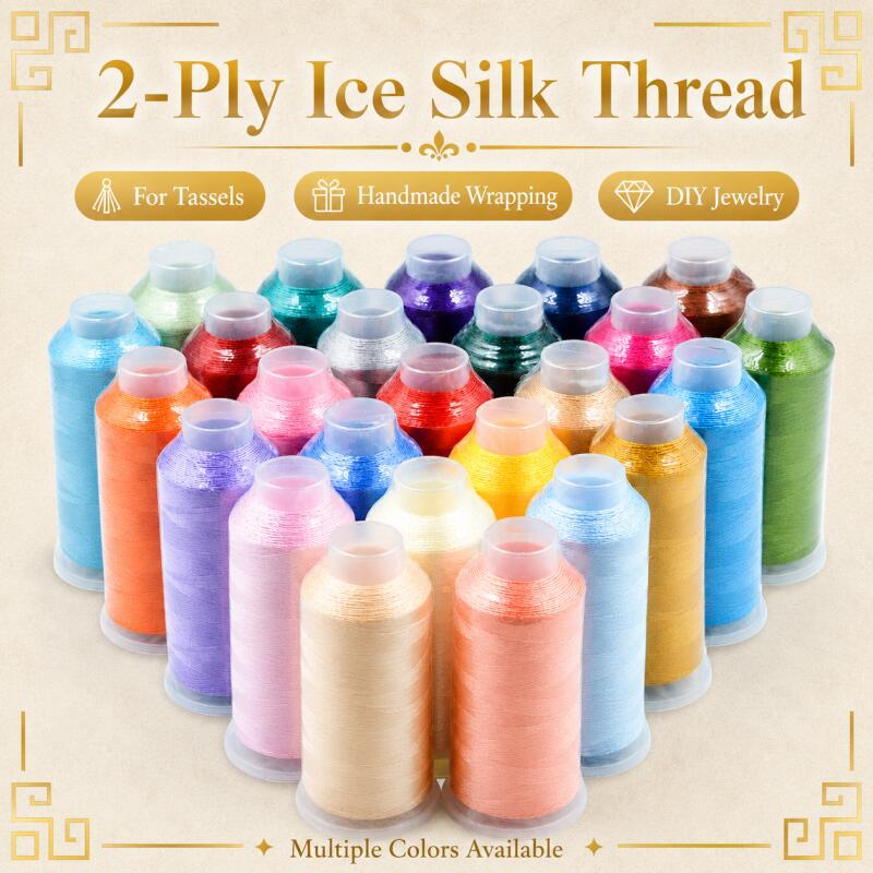 Textile And Sewing Supply - Vertical Tassel Thread 150D/2 Strands Embroidery