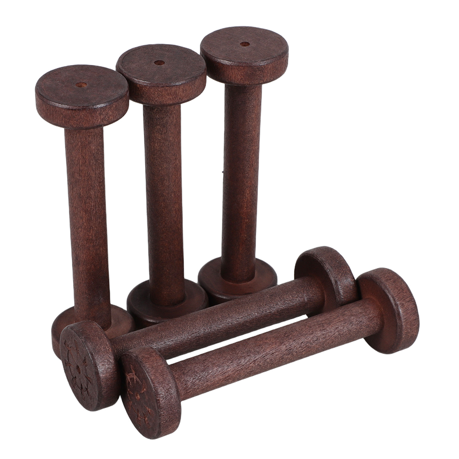 5Pcs Wooden Spools for Crafts  - огляд і ціна Bobbin Organizer Box