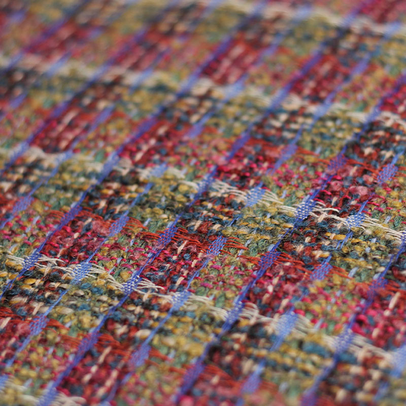 Red/Green Lattice Wool Yarn-Dy - огляд і ціна Sewing Tweed