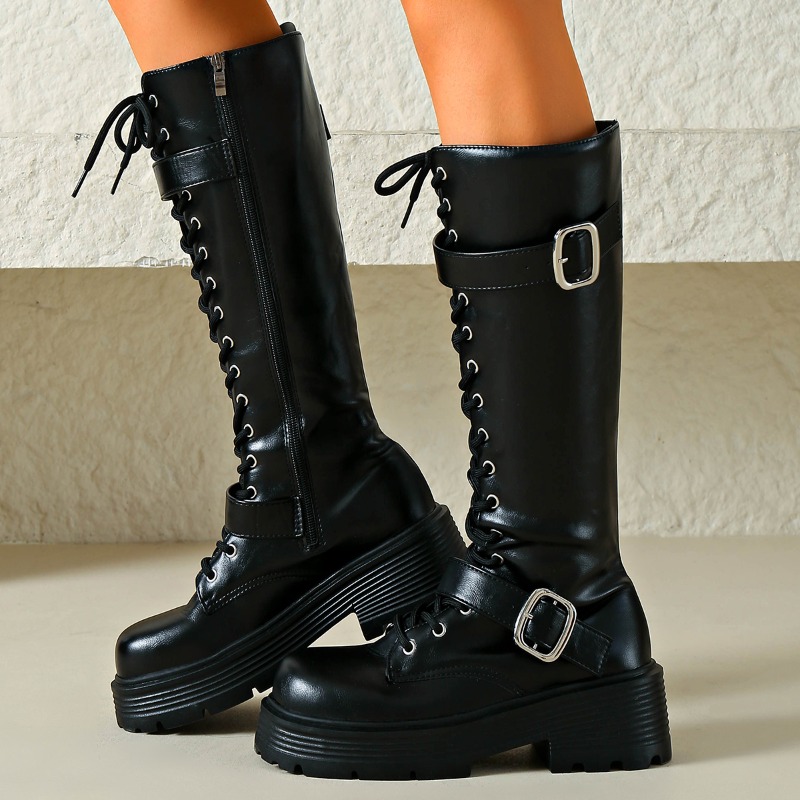 Platform Chunky Sole Women Kne - огляд і ціна Sewing Cloth