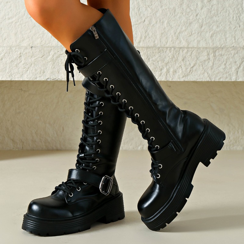 Platform Chunky Sole Women Kne - огляд і ціна Sewing Cloth