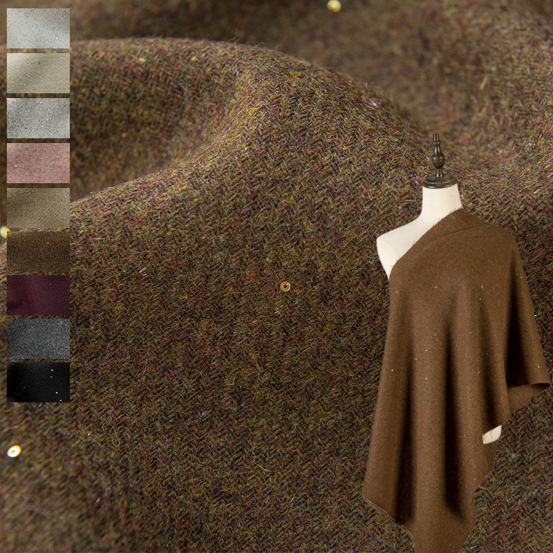 Starry Sky Sequins Wool Blend  - огляд і ціна Sewing Tweed