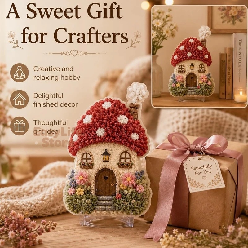 Whimsical Village 3D Fabric Po - огляд і ціна Textile Sewing Techniques
