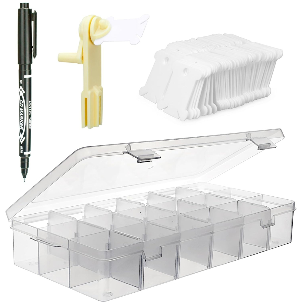 Embroidery Floss Organizer 18  - огляд і ціна Bobbin Organizer Box