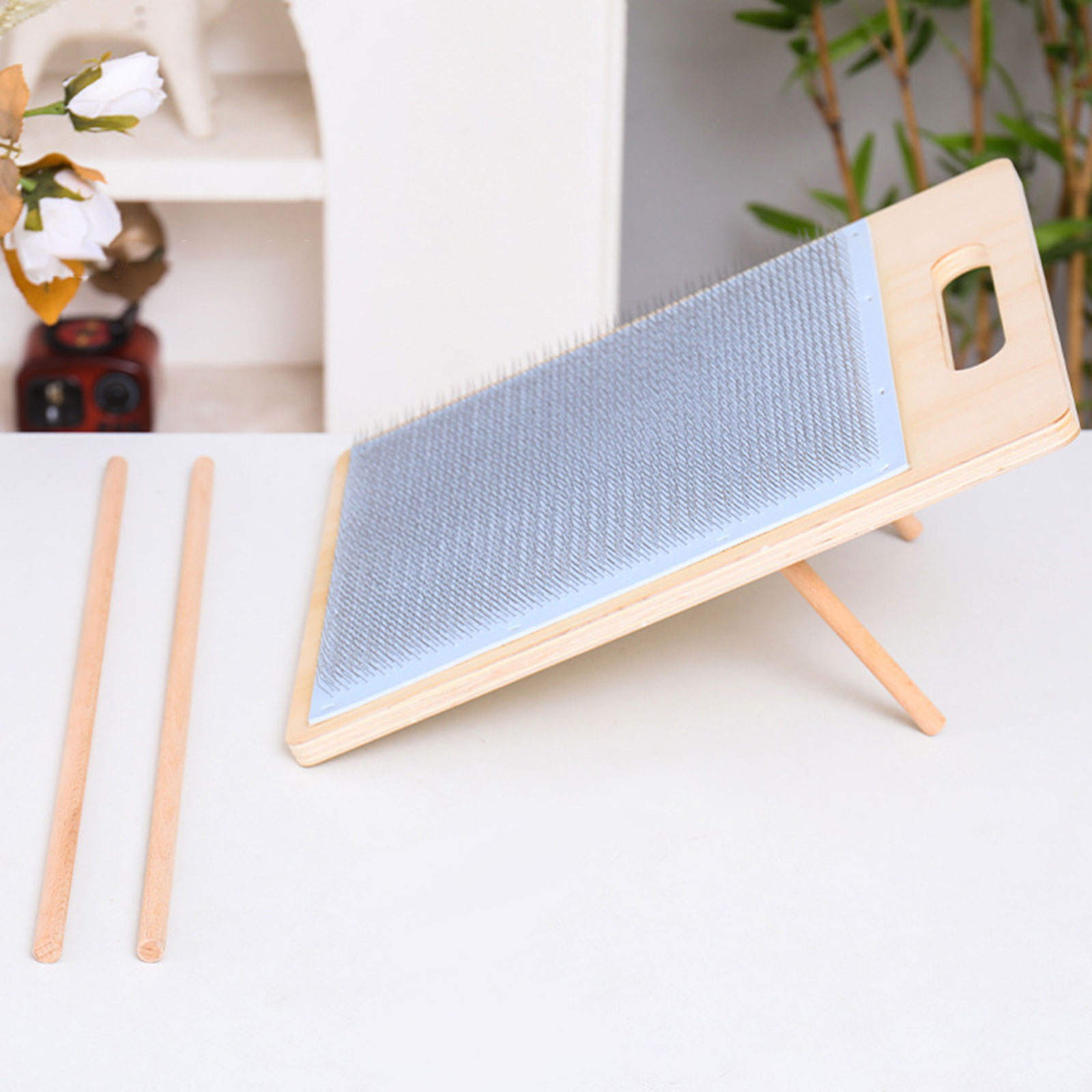 Wool Blending Board Wooden Woo - огляд і ціна Textile Sewing Support