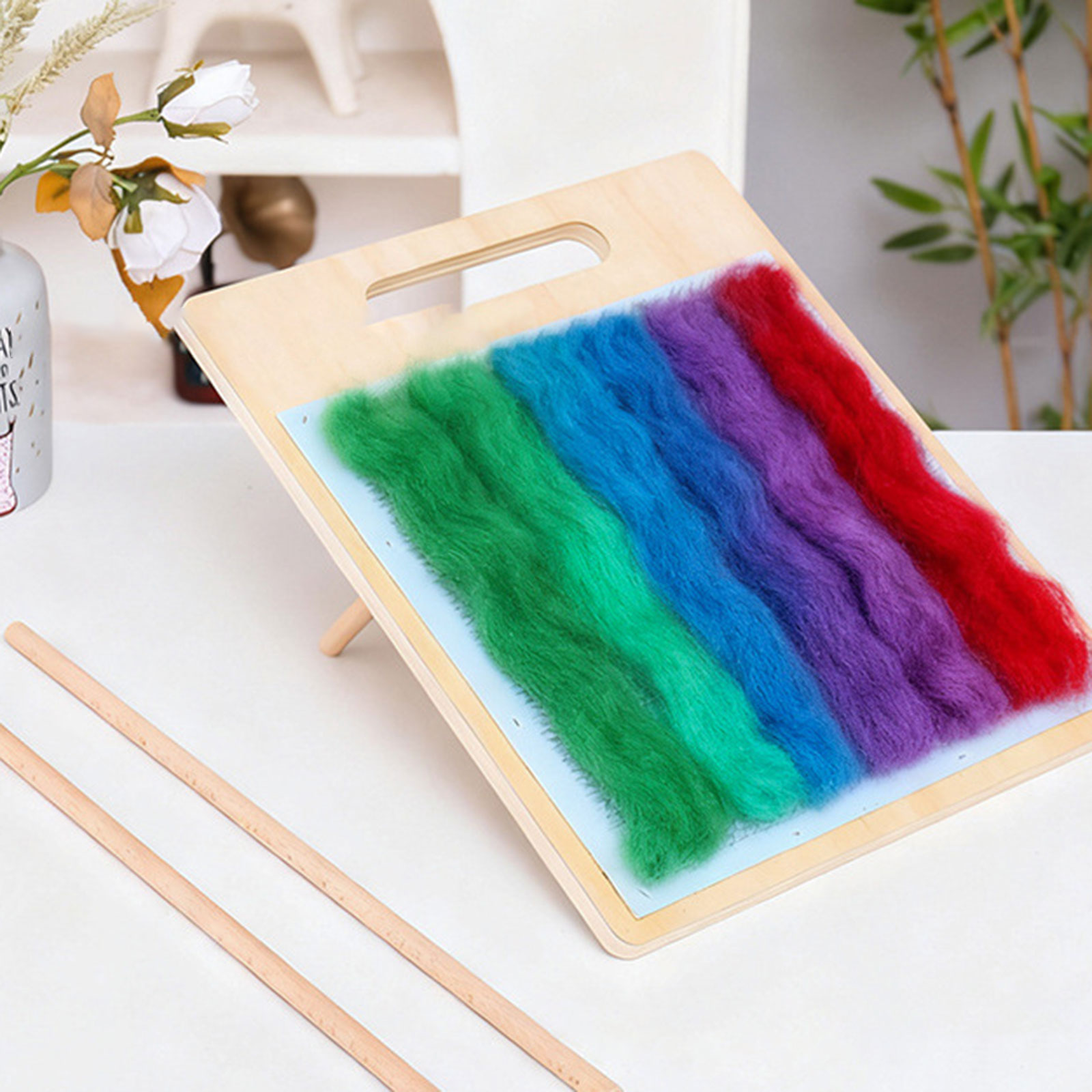 Wool Blending Board Wooden Woo - огляд і ціна Textile Sewing Support