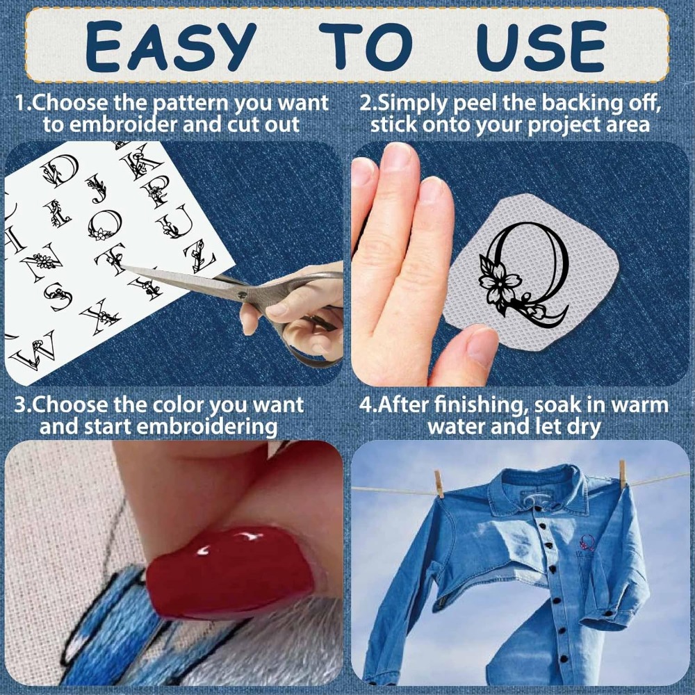 Letter A-Z Water Soluble Embro - огляд і ціна Sewing Kit