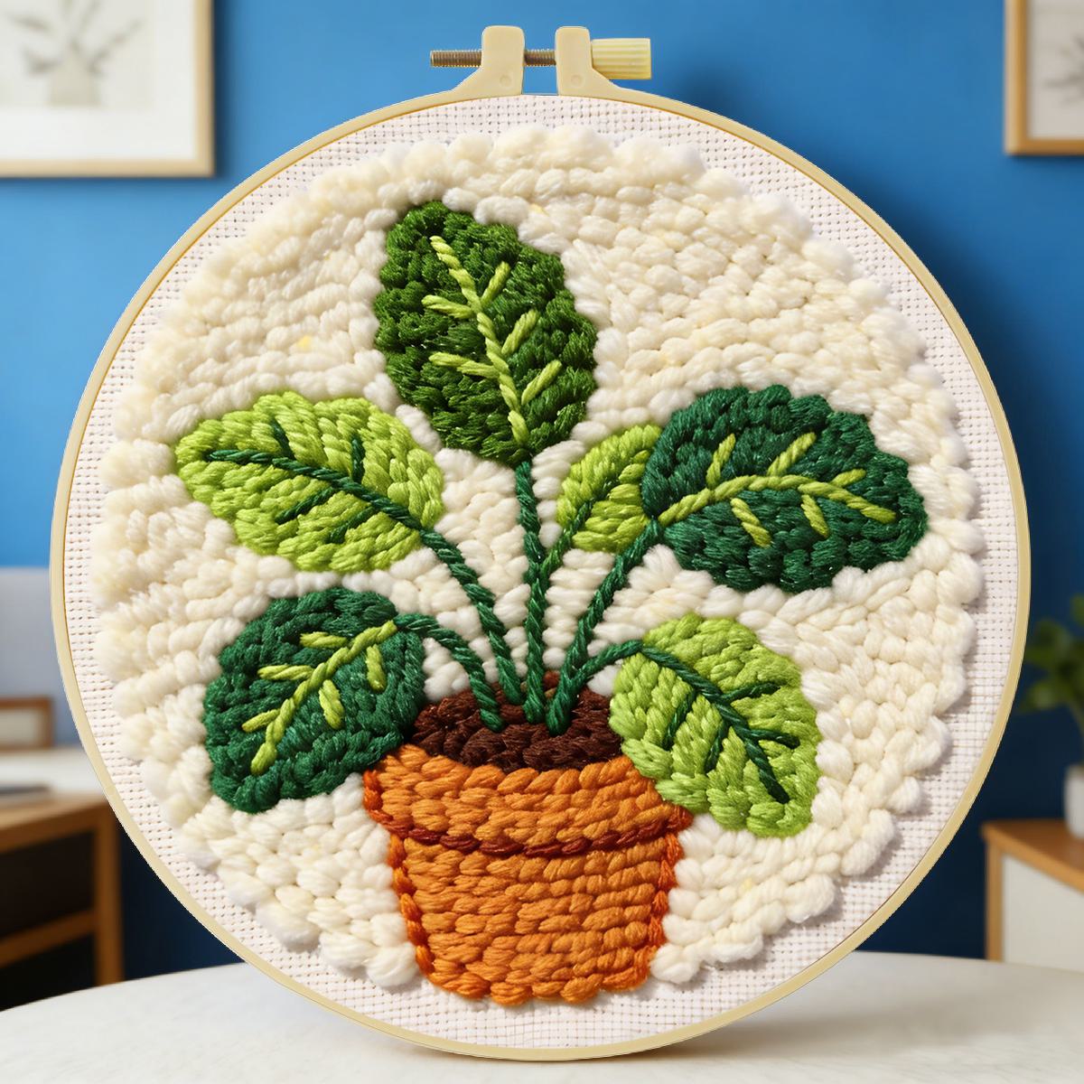 20X20CM/7.87inch Leaves Punch  - огляд і ціна Sewing Textile Art