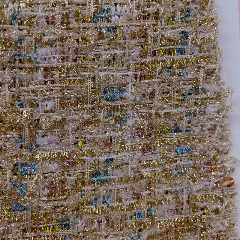 Gold Wire and Sequin Yarn-Dyed - огляд і ціна Sewing Tweed