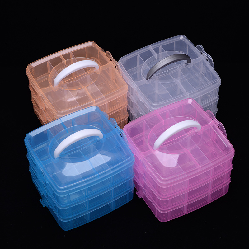 3 Layers 18 Compartments Plast - огляд і ціна Bobbin Organizer Box