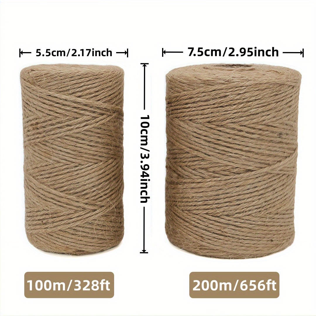 2/3/4mm Natural Jute Rope Stri - огляд і ціна Sewing Thread In Textile