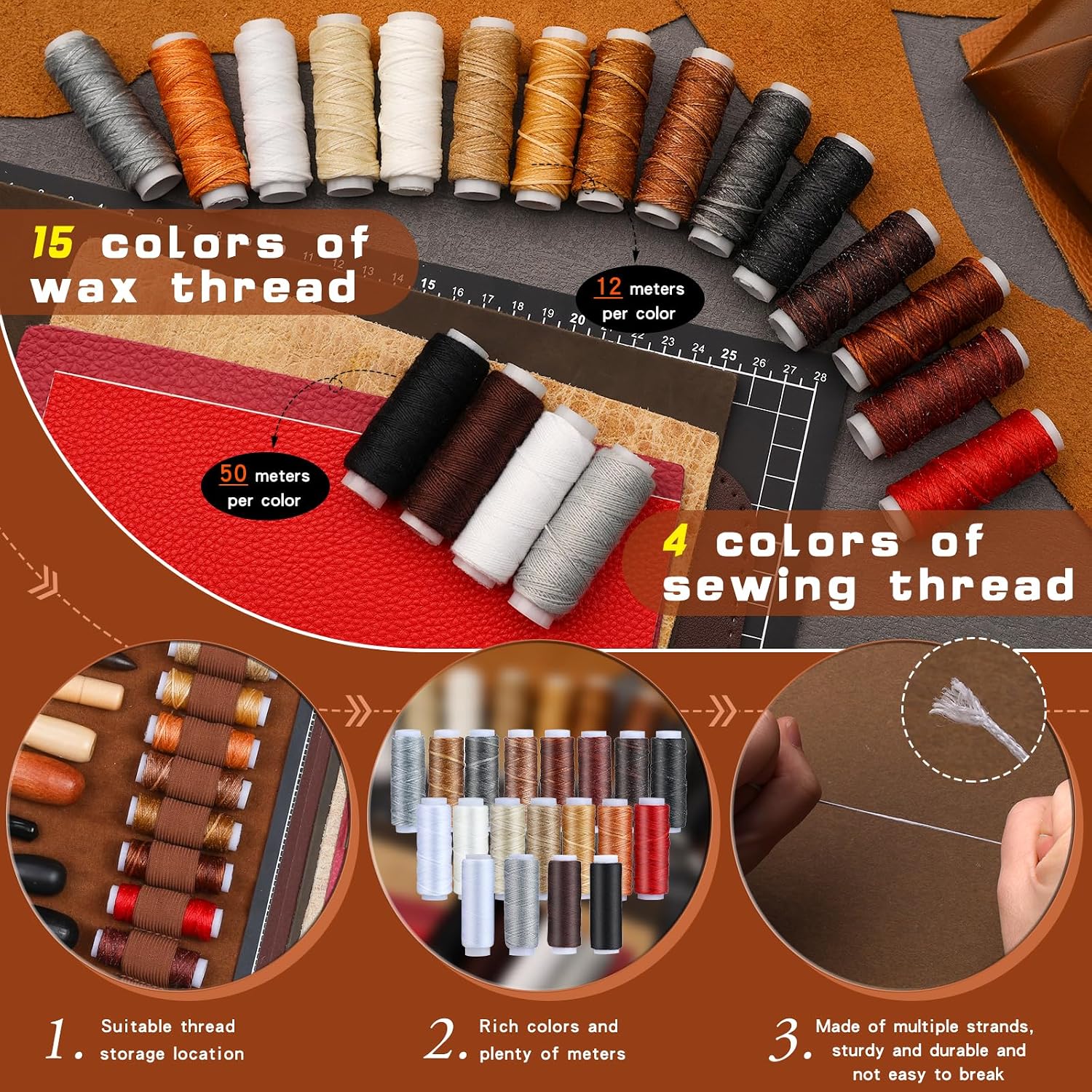 Leather Tooling Kit Leather Cr - огляд і ціна Sewing Kit