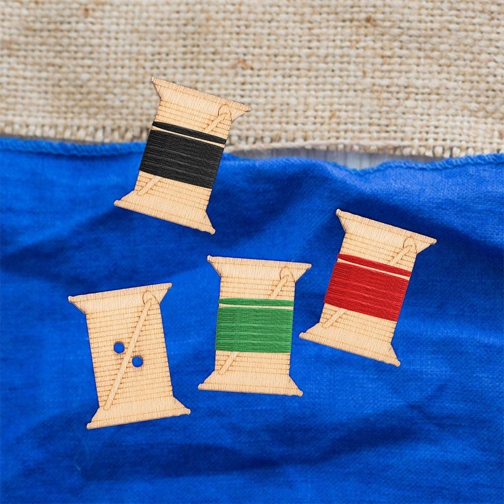 100Pcs Wooden Embroidery Floss - огляд і ціна Bobbin Organizer Box