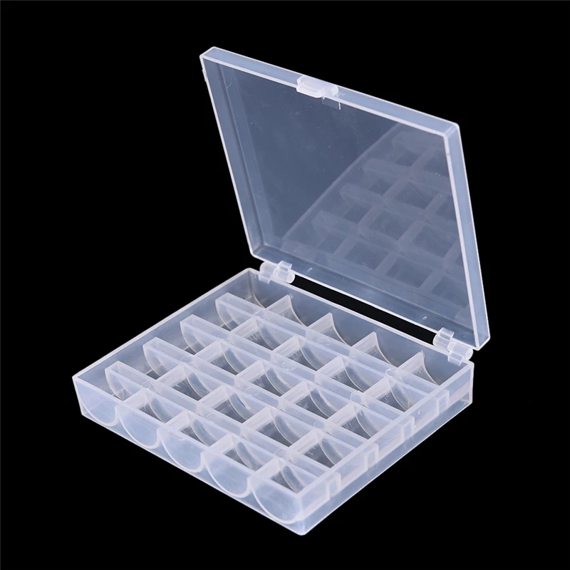 25 Spools Empty Bobbins Case O - огляд і ціна Bobbin Organizer Box