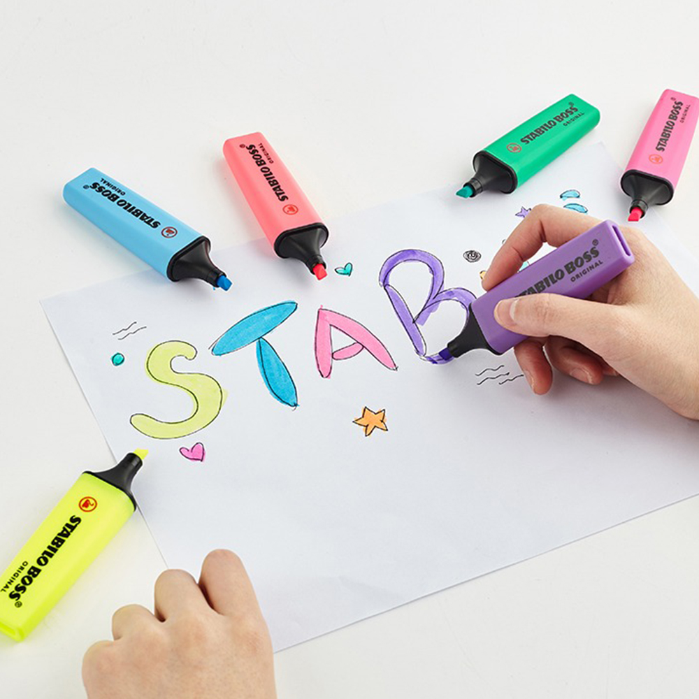 1pcs German Stabilo Highlighte - огляд і ціна Stabilo Marker Boss