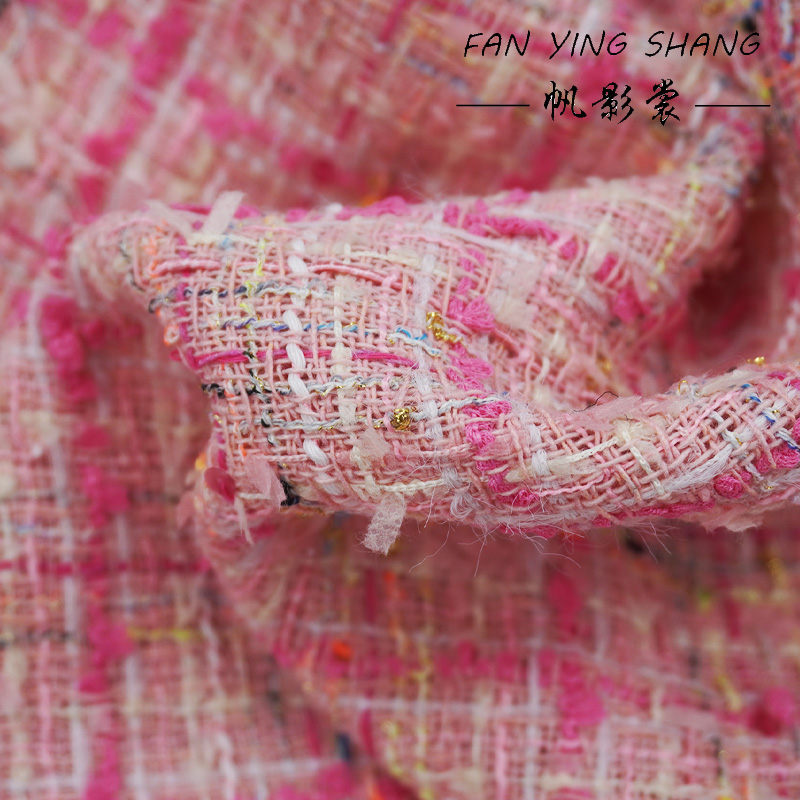 The Pink Plaid Tassel Cotton T - огляд і ціна Sewing Tweed