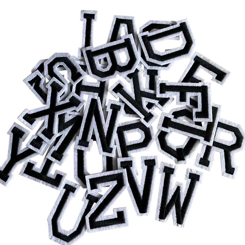 10PCS,26PCS/A~Z Black Alphabet - огляд і ціна Interfacing Iron On
