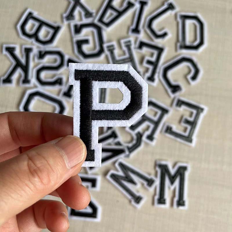 10PCS,26PCS/A~Z Black Alphabet - огляд і ціна Interfacing Iron On