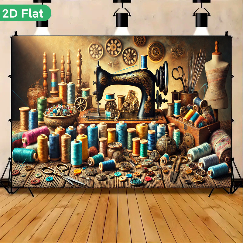 Vintage Retro Sewing Atelier W - огляд і ціна Sewing Textile Art