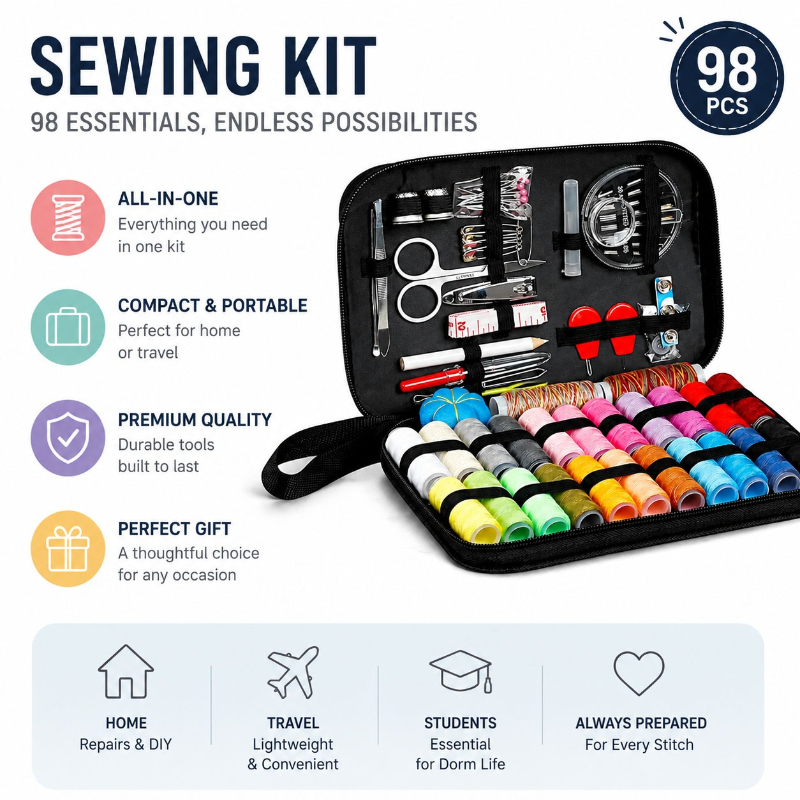 68/98PCS Sewing Accessories To - огляд і ціна Sewing By