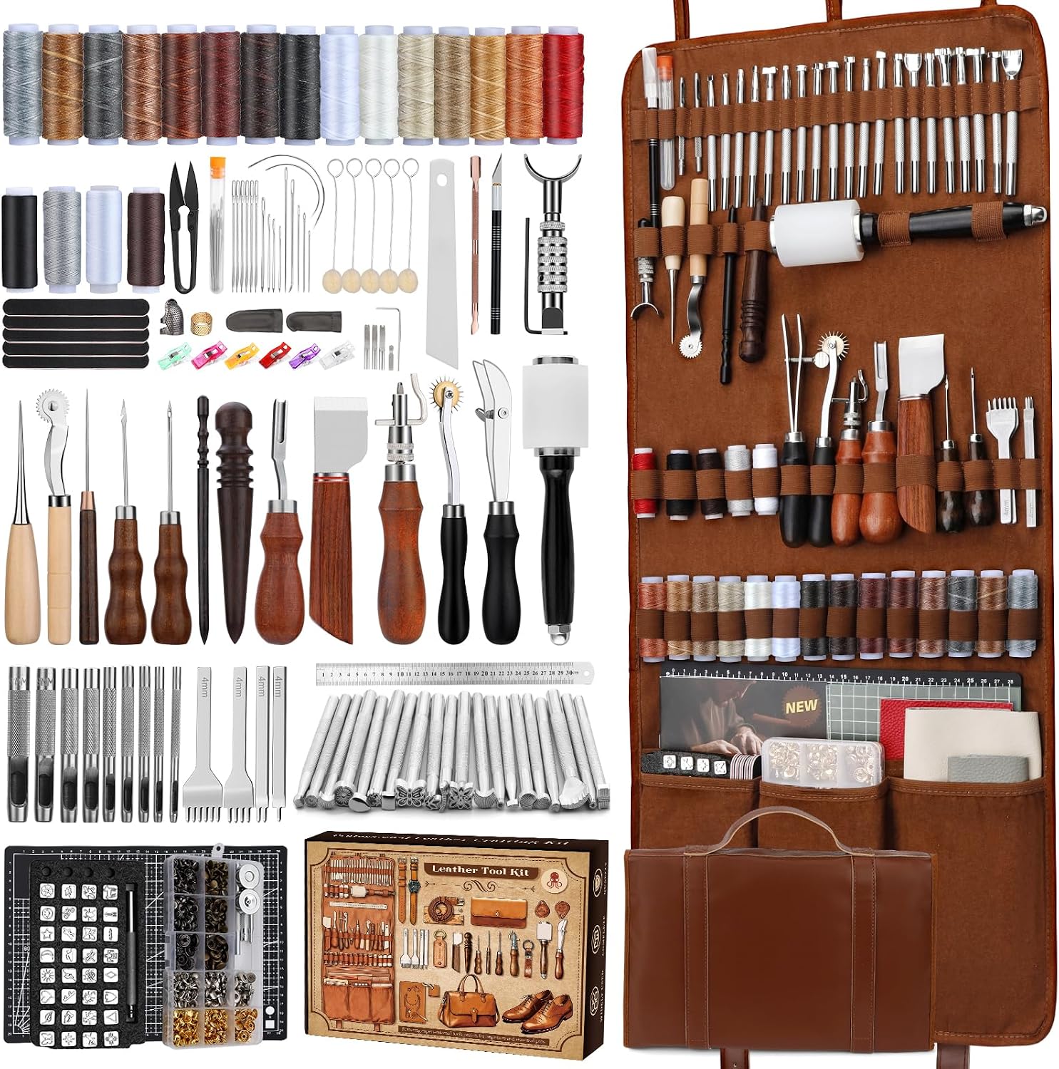 Leather Working Kit, Leather W - огляд і ціна Sewing Kit