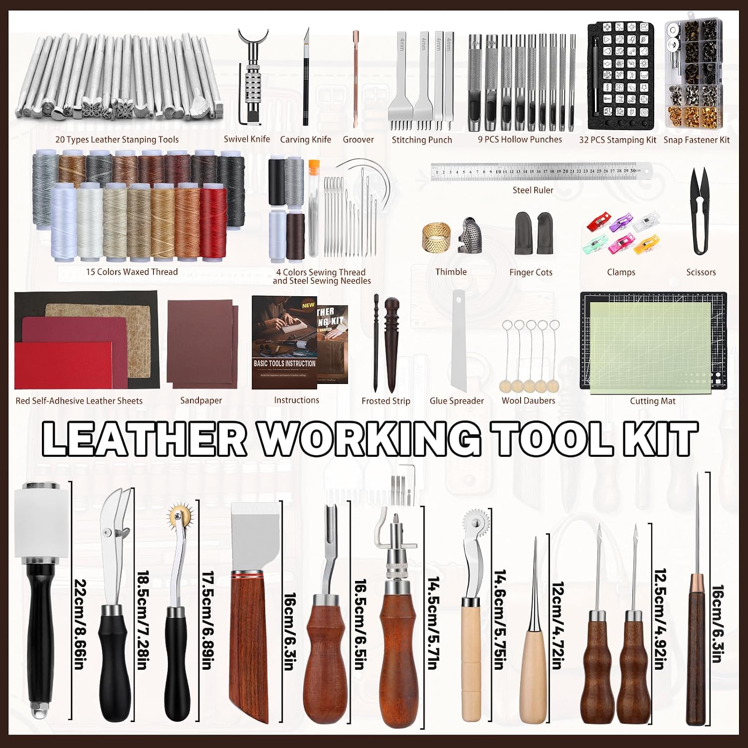 Leather Working Kit, Leather W - огляд і ціна Sewing Kit