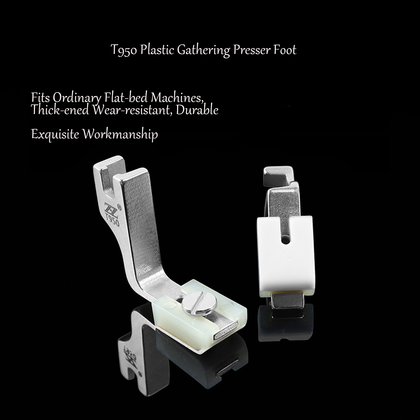 T950 Teflon Plastic Gathering  - огляд і ціна Sewing Machine Fabric