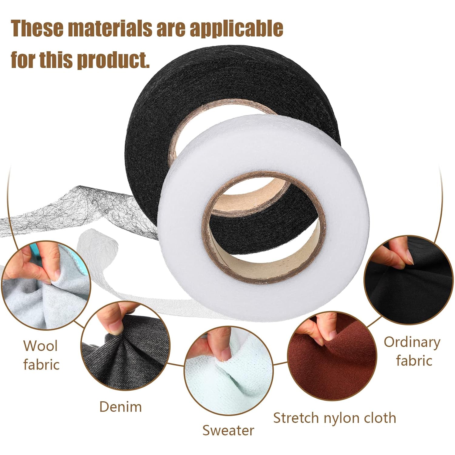 Iron on Hemming Tape Double-si - огляд і ціна Interfacing Iron On