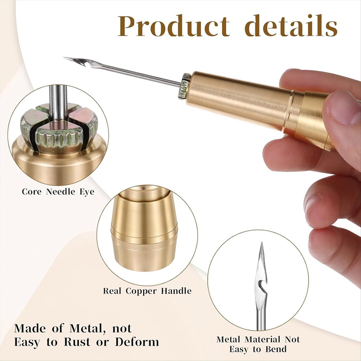 9pcs Leather Sewing Awl Kit wi - огляд і ціна Sewing Kit