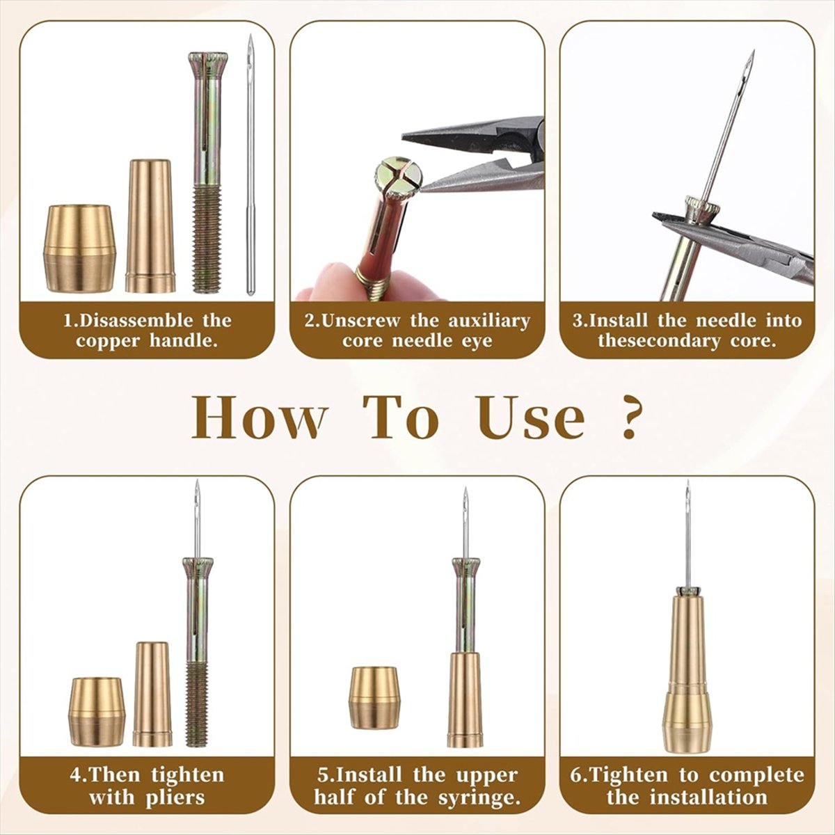 9pcs Leather Sewing Awl Kit wi - огляд і ціна Sewing Kit