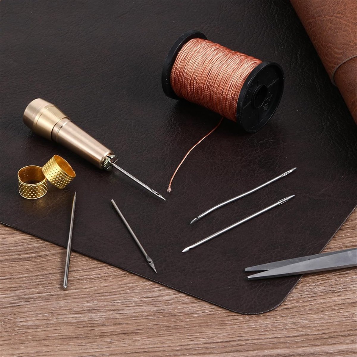 9pcs Leather Sewing Awl Kit wi - огляд і ціна Sewing Kit