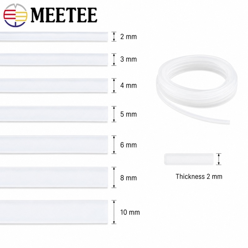 Meetee 10Meters Clear Polyeste - огляд і ціна Textile Sewing Support