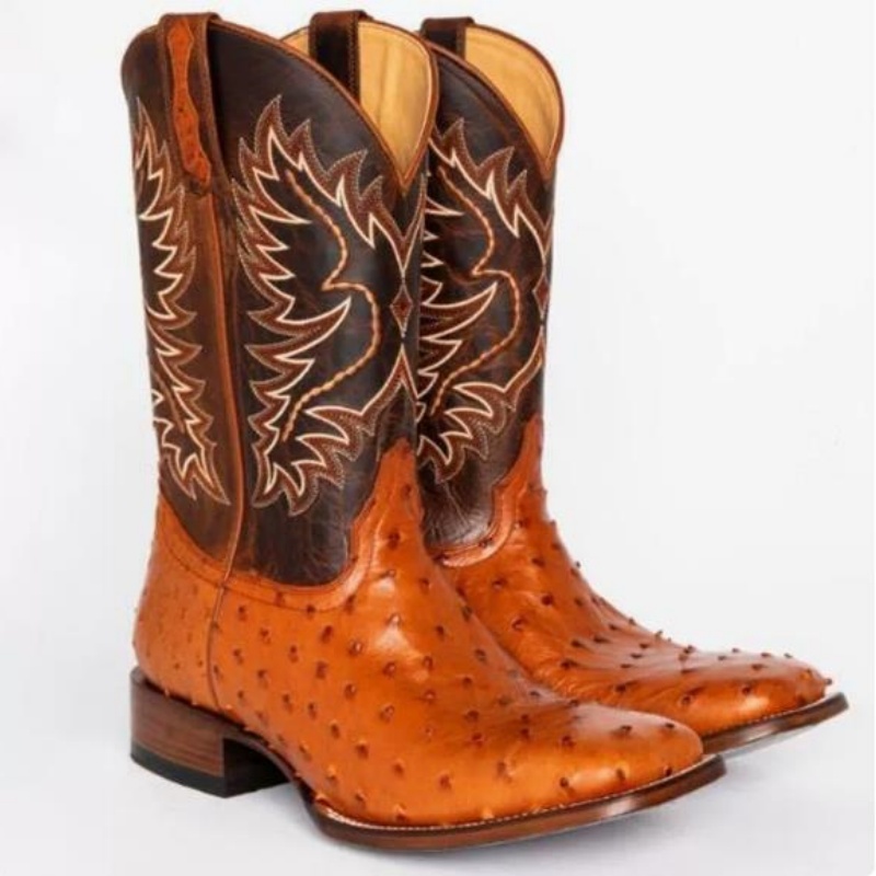 Men High Boots Embroidery Retr - огляд і ціна Sewing Embroidery Fabric