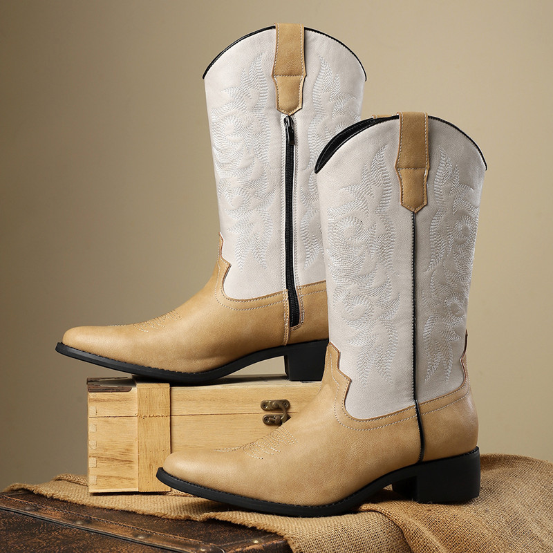 NEW Men High Boots Embroidery  - огляд і ціна Sewing Embroidery Fabric