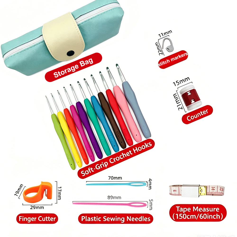 37pcs Crochet Hooks Kits with  - огляд і ціна Sewing Kit