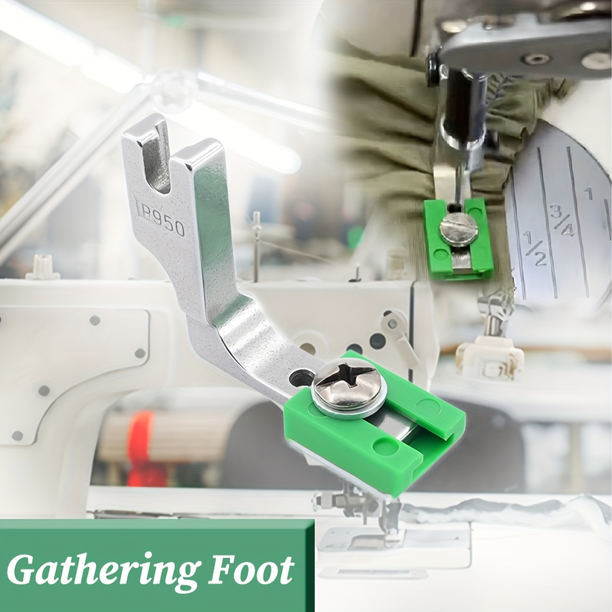 P950 Adjustable Ruffling Press - огляд і ціна Sewing Machine Fabric